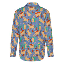 Load image into Gallery viewer, Merry Merry Yellow Labs Christmas Women&#39;s Shirt-Apparel-Apparel,Dog Mom Gifts,Labrador,Shirt-11