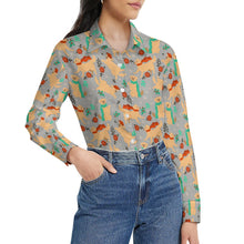 Load image into Gallery viewer, Merry Merry Yellow Labs Christmas Women&#39;s Shirt-Apparel-Apparel,Dog Mom Gifts,Labrador,Shirt-22