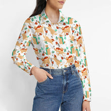 Load image into Gallery viewer, Merry Merry Yellow Labs Christmas Women&#39;s Shirt-Apparel-Apparel,Dog Mom Gifts,Labrador,Shirt-3