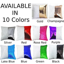 Load image into Gallery viewer, Merry Pit Bull Christmas Sequinned Pillowcases - 10 Colors-Home Decor-Christmas, Home Decor, Pillows, Pit Bull-Blue - Lake Blue-Only Pillowcase-4