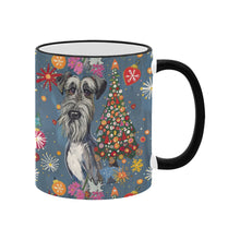 Load image into Gallery viewer, Merry Schnauzer Sparkle Christmas Coffee Mug-5