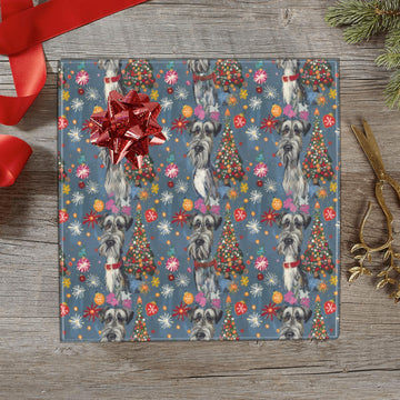 Merry Schnauzer Sparkle Christmas Gift Wrapping Paper 2 Rolls 5 360x