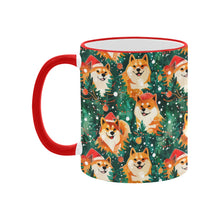 Load image into Gallery viewer, Merry Shiba Merriment Christmas Coffee Mug-2