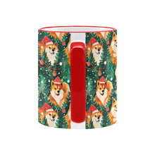 Load image into Gallery viewer, Merry Shiba Merriment Christmas Coffee Mug-6