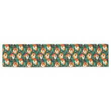 Load image into Gallery viewer, Merry Shiba Merriment Christmas Table Runner-Home Decor-Christmas, Home Decor, Shiba Inu-ONE SIZE-2