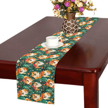 Load image into Gallery viewer, Merry Shiba Merriment Christmas Table Runner-Home Decor-Christmas, Home Decor, Shiba Inu-ONE SIZE-1