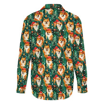 Load image into Gallery viewer, Merry Shiba Merriment Christmas Women&#39;s Shirt-Apparel-Apparel, Christmas, Dog Mom Gifts, Shiba Inu, Shirt-2