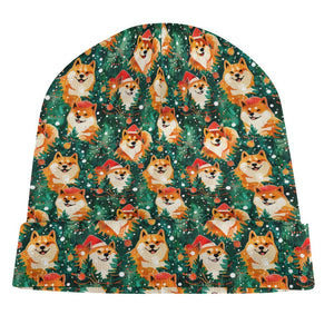 Merry Shiba Merriment Warm Christmas Beanie-Accessories-Accessories, Christmas, Dog Mom Gifts, Hats, Shiba Inu-ONE SIZE-5