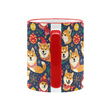 Load image into Gallery viewer, Merry Shiba Soiree Christmas Coffee Mug-6