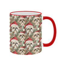 Load image into Gallery viewer, Merry Shih Tzu Christmas Merriment Coffee Mug-4