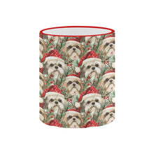 Load image into Gallery viewer, Merry Shih Tzu Christmas Merriment Coffee Mug-5