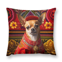 Load image into Gallery viewer, Mexican Tapestry Red Chihuahua Plush Pillow Case-Chihuahua, Dog Dad Gifts, Dog Mom Gifts, Home Decor, Pillows-4