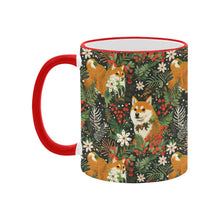 Load image into Gallery viewer, Midnight Frolic Shibas Christmas Coffee Mug-2