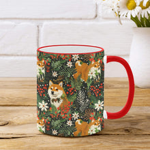 Load image into Gallery viewer, Midnight Frolic Shibas Christmas Coffee Mug-3