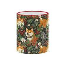 Load image into Gallery viewer, Midnight Frolic Shibas Christmas Coffee Mug-4