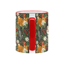 Load image into Gallery viewer, Midnight Frolic Shibas Christmas Coffee Mug-6