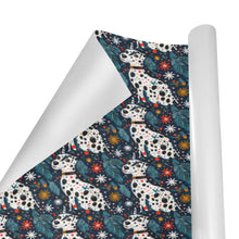 Load image into Gallery viewer, Midnight Garden Dalmatians Christmas Gift Wrapping Paper - 2 Rolls-Christmas Ornament-Christmas,Dalmatian,Wrapping Paper-3