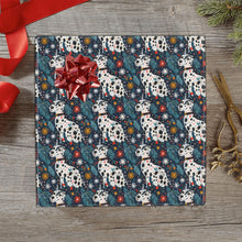 Load image into Gallery viewer, Midnight Garden Dalmatians Christmas Gift Wrapping Paper - 2 Rolls-Christmas Ornament-Christmas,Dalmatian,Wrapping Paper-1