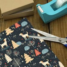Load image into Gallery viewer, Midnight Magic Labrador Christmas Gift Wrapping Paper - 2 Rolls-Christmas Ornament-Christmas,Labrador,Wrapping Paper-4