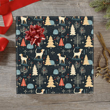 Load image into Gallery viewer, Midnight Magic Labrador Christmas Gift Wrapping Paper - 2 Rolls-Christmas Ornament-Christmas,Labrador,Wrapping Paper-2
