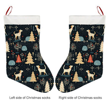 Load image into Gallery viewer, Midnight Magic Labrador Christmas Stocking-Christmas Ornament-Christmas, Home Decor, Labrador-26X42CM-White-3