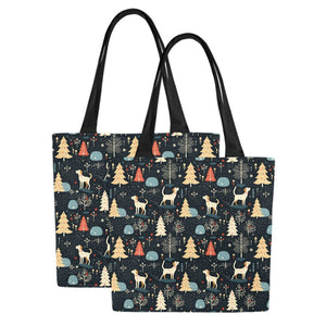 Midnight Magic Labrador Large Canvas Tote Bags - Set of 2-Accessories-Accessories, Bags, Labrador-2