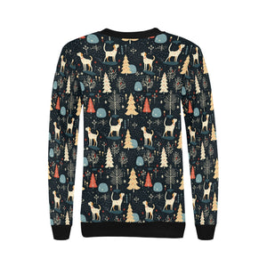 Midnight Magic Labrador Sweatshirt for Women-Apparel-Apparel, Christmas, Dog Mom Gifts, Labrador, Sweatshirt-4