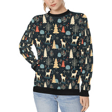 Load image into Gallery viewer, Midnight Magic Labrador Sweatshirt for Women-Apparel-Apparel, Christmas, Dog Mom Gifts, Labrador, Sweatshirt-1