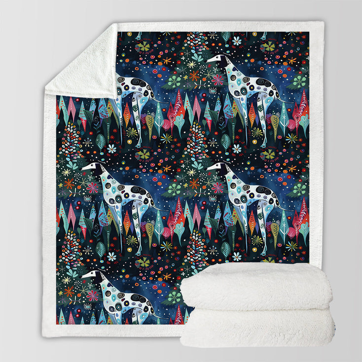 Midnight Majesty Great Dane Christmas Soft Warm Fleece Blanket-Blanket-Blankets, Christmas, Dog Dad Gifts, Dog Mom Gifts, Great Dane, Home Decor-10