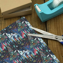 Load image into Gallery viewer, Midnight Majesty Greyhound Christmas Gift Wrapping Paper - 2 Rolls-Christmas Ornament-Christmas,Greyhound,Wrapping Paper-4