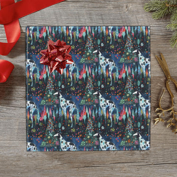 Midnight Majesty Greyhound Christmas Gift Wrapping Paper 2 Rolls 360x