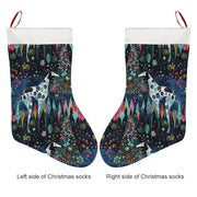 Midnight Majesty Great Dane Christmas Stocking-Christmas Ornament-Christmas, Great Dane, Home Decor-3
