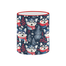 Load image into Gallery viewer, Midnight Merriment Husky Christmas Coffee Mug-5