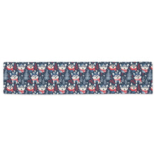 Load image into Gallery viewer, Midnight Merriment Husky Christmas Table Runner-Home Decor-Christmas, Home Decor, Siberian Husky-ONE SIZE-2