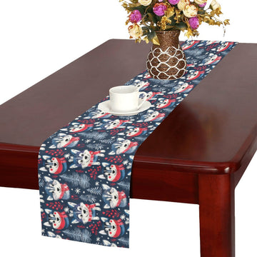 Midnight Merriment Husky Christmas Table Runner One Size 360x