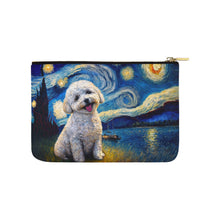 Load image into Gallery viewer, Milky Way Bichon Frise Carry-All Pouch-Accessories-Accessories, Bags, Bichon Frise, Dog Dad Gifts, Dog Mom Gifts-White-ONESIZE-2