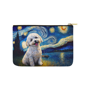 Milky Way Bichon Frise Carry-All Pouch-Accessories-Accessories, Bags, Bichon Frise, Dog Dad Gifts, Dog Mom Gifts-White-ONESIZE-2
