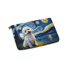 Load image into Gallery viewer, Milky Way Bichon Frise Carry-All Pouch-Accessories-Accessories, Bags, Bichon Frise, Dog Dad Gifts, Dog Mom Gifts-White-ONESIZE-4