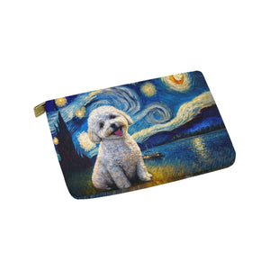 Milky Way Bichon Frise Carry-All Pouch-Accessories-Accessories, Bags, Bichon Frise, Dog Dad Gifts, Dog Mom Gifts-White-ONESIZE-4