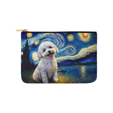 Milky Way Bichon Frise Carry-All Pouch-Accessories-Accessories, Bags, Bichon Frise, Dog Dad Gifts, Dog Mom Gifts-White-ONESIZE-1
