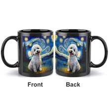 Load image into Gallery viewer, Milky Way Bichon Frise Coffee Mug-Mug-Bichon Frise, Home Decor, Mugs-ONE SIZE-Black-2