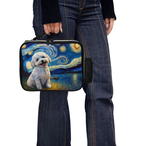 Milky Way Bichon Frise Lunch Bag-Accessories-Bags, Bichon Frise, Dog Dad Gifts, Dog Mom Gifts, Lunch Bags-Black-ONE SIZE-4