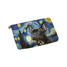 Load image into Gallery viewer, Milky Way Black French Bulldog Carry-All Pouch-Accessories-Accessories, Bags, Dog Dad Gifts, Dog Mom Gifts, French Bulldog-4