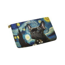 Load image into Gallery viewer, Milky Way Black French Bulldog Carry-All Pouch-Accessories-Accessories, Bags, Dog Dad Gifts, Dog Mom Gifts, French Bulldog-8