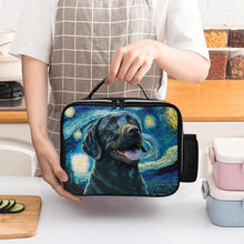 Load image into Gallery viewer, Milky Way Black Labrador Lunch Bag-Accessories-Bags, Black Labrador, Dog Dad Gifts, Dog Mom Gifts, Labrador, Lunch Bags-Black-ONE SIZE-2