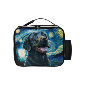 Milky Way Black Labrador Lunch Bag-Accessories-Bags, Black Labrador, Dog Dad Gifts, Dog Mom Gifts, Labrador, Lunch Bags-Black-ONE SIZE-1