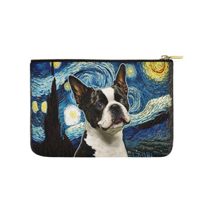 Milky Way Boston Terrier Carry-All Pouch-Accessories-Accessories, Bags, Boston Terrier, Dog Dad Gifts, Dog Mom Gifts-2