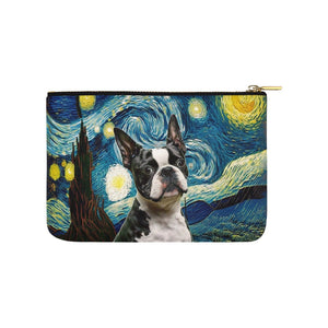 Milky Way Boston Terrier Carry-All Pouch-Accessories-Accessories, Bags, Boston Terrier, Dog Dad Gifts, Dog Mom Gifts-6