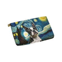 Load image into Gallery viewer, Milky Way Boston Terrier Carry-All Pouch-Accessories-Accessories, Bags, Boston Terrier, Dog Dad Gifts, Dog Mom Gifts-8