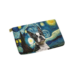 Milky Way Boston Terrier Carry-All Pouch-Accessories-Accessories, Bags, Boston Terrier, Dog Dad Gifts, Dog Mom Gifts-8